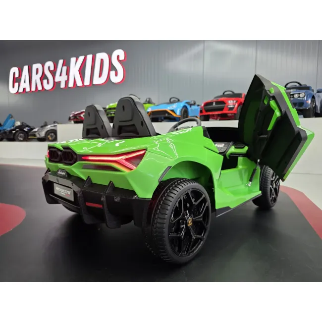 Mae Ina Electrica Lamborghini Revuelto 24v Verde, 2 Locuri, Licenta Oficiala ,   Ue I Vertical, Telecomanda 2.4g Pjbc4k500groen