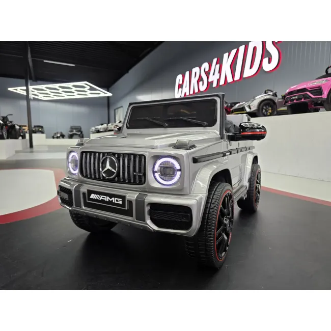 Mae Ina Electrica Mercedes G63 Amg 12v Gri Metalic, Licenta Oficiala ,   4 Motoare, Telecomanda 2.4g Pjbc4k0002grijs