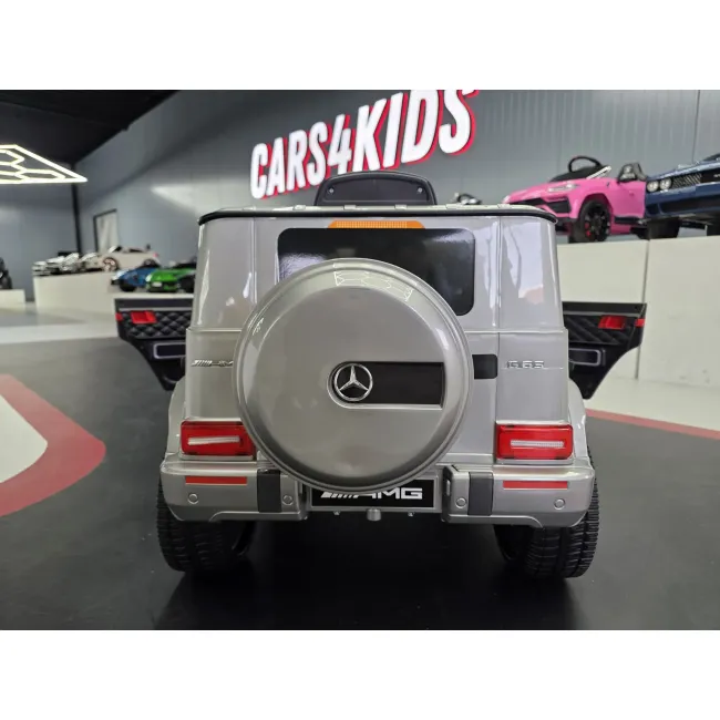 Mae Ina Electrica Mercedes G63 Amg 12v Gri Metalic, Licenta Oficiala ,   4 Motoare, Telecomanda 2.4g Pjbc4k0002grijs