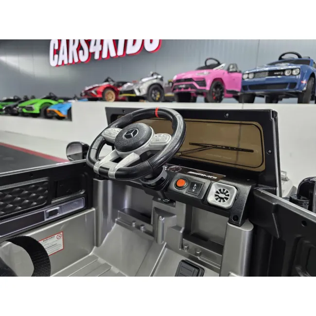 Mae Ina Electrica Mercedes G63 Amg 12v Gri Metalic, Licenta Oficiala ,   4 Motoare, Telecomanda 2.4g Pjbc4k0002grijs