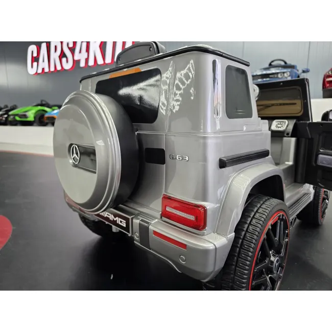 Mae Ina Electrica Mercedes G63 Amg 12v Gri Metalic, Licenta Oficiala ,   4 Motoare, Telecomanda 2.4g Pjbc4k0002grijs