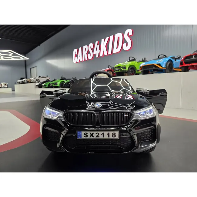 Mae Inuta Electrica Pentru Copii Bmw M5 24v Negru Metalic ,   Suspensii, Bluetooth, Scaun Reglabil, Telecomanda 2.4g, Roti Eva   3 Ani+, Max. 30 Kg Pjbc4k118zwart