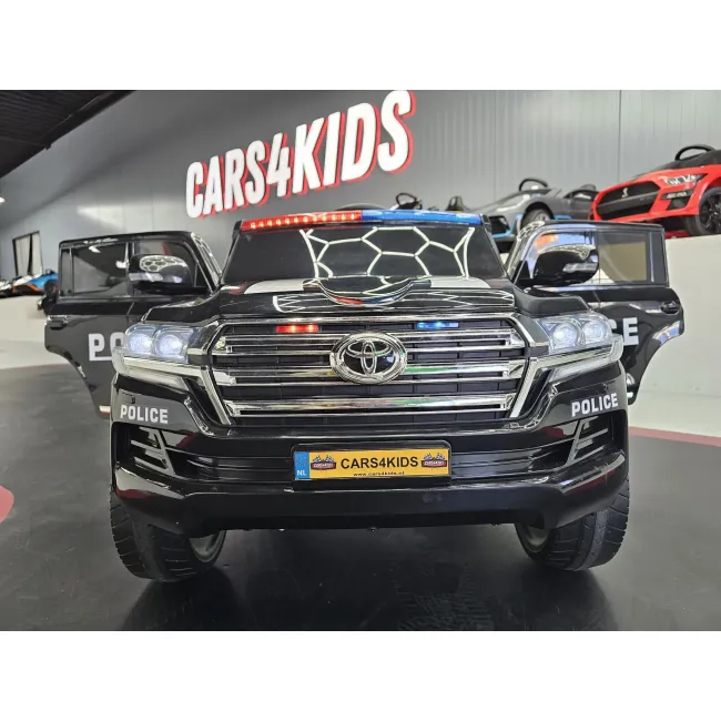 Mae Inuta Electrica Toyota Land Cruiser Police 24v Negru ,   Licenta Oficiala Toyota, Girofar Led, Telecomanda 2.4g   3-5 Ani Pjbc4k2022
