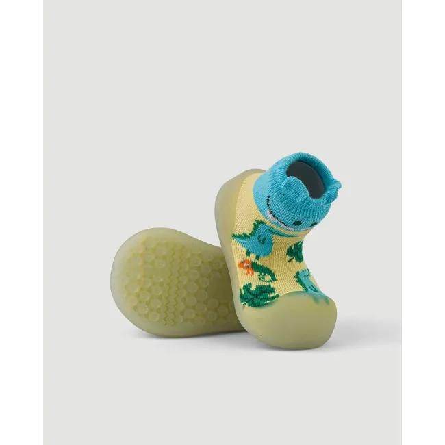 Pantofi Barefoot Primii Pae I Chameleon Dino Sky ,   Ie I Schimba Culoarea A N Soare   Bigtoes, 21.5 Eu, 12 - 18 Luni Pjbcha152