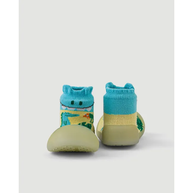 Pantofi Barefoot Primii Pae I Chameleon Dino Sky ,   Ie I Schimba Culoarea A N Soare   Bigtoes, 21.5 Eu, 12 - 18 Luni Pjbcha152