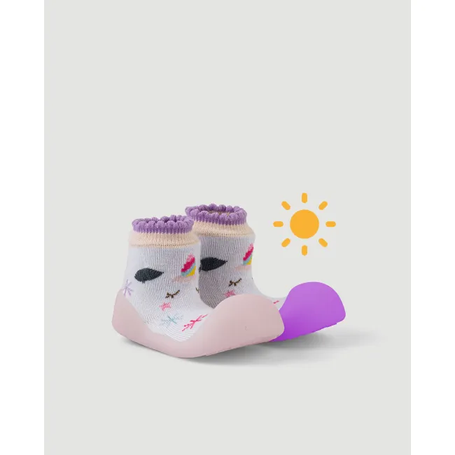 Pantofi Barefoot Primii Pae I Chameleon Unicorn ,   Ie I Schimba Culoarea A N Soare   Bigtoes, 22.5 Eu, 18 - 24 Luni Pjbcha043