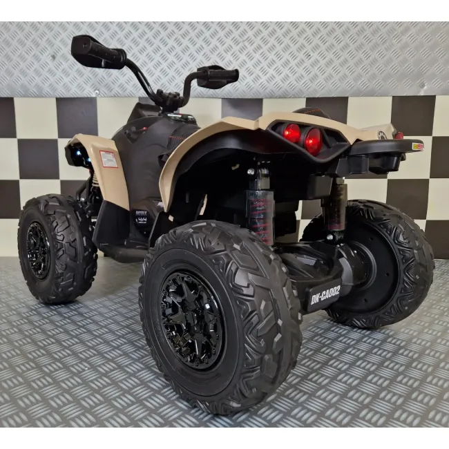 Quad Electric Copii Can-am Maverick 24v Khaki ,   Control Independent, Licenta Oficiala, Suspensii   3-6 Ani Pjbc4kca002