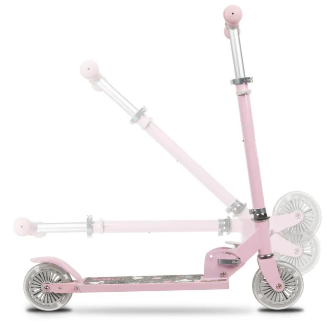 Trotineta Copii 2 Roti Kidwell Skipo Cat, Pliabila, Roti Led, Usoara 2 Kg, 3+ Ani, Pana La 50 Kg Pjbhsskie01