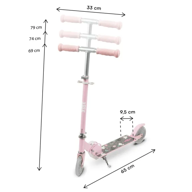 Trotineta Copii 2 Roti Kidwell Skipo Cat, Pliabila, Roti Led, Usoara 2 Kg, 3+ Ani, Pana La 50 Kg Pjbhsskie01