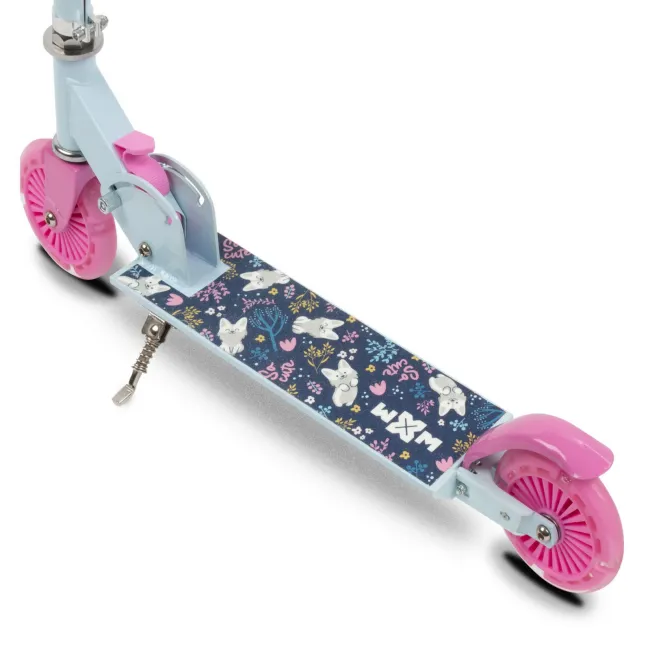 Trotineta Copii 2 Roti Kidwell Skipo Dog, Pliabila, Roti Led, Usoara 2 Kg, 3+ Ani, Pana La 50 Kg Pjbhsskif01
