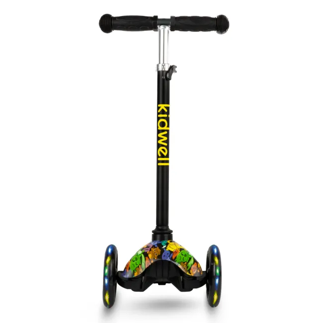 Trotineta Copii 3 Roti Kidwell Uno Orbital, Ultra Usoara 1.8 Kg, Roti Led, Reglabila, 3+ Ani Pjbhubauno02a5