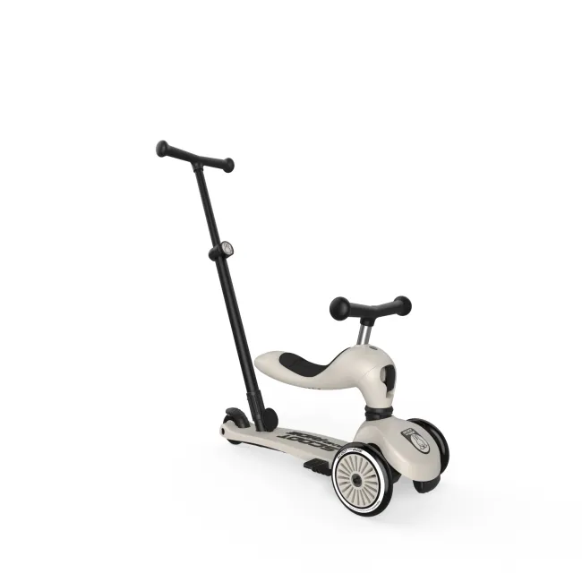 Trotineta Copii 3in1 Premium Scoot  Ride Highwaykick 1 Push And Go Miffy, Cu E Ezut E I Maner Pentru Parinte, Sistem Anti-rasturnare, 1,  5 Ani (max. 50 Kg) Pjb54155