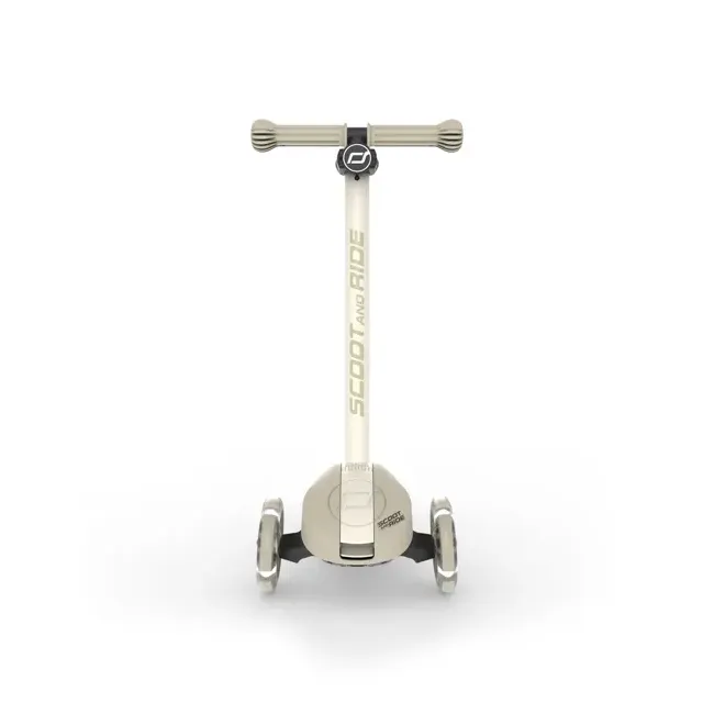 Trotineta Copii Pliabila, Reglabila, Roti Luminoase, Highwaykick 3s Led Ash, 3+ Ani, Pana La 50 Kg, Scoot  Ride Pjb00937
