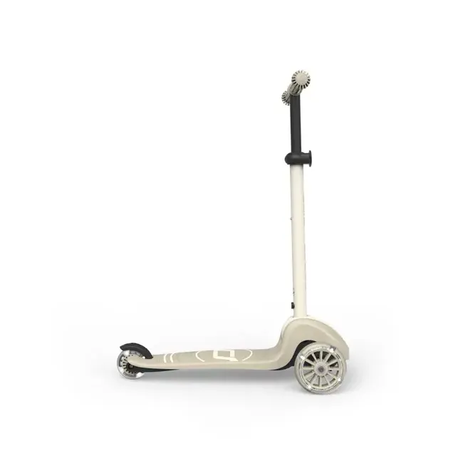 Trotineta Copii Pliabila, Reglabila, Roti Luminoase, Highwaykick 3s Led Ash, 3+ Ani, Pana La 50 Kg, Scoot  Ride Pjb00937