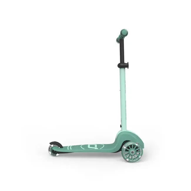 Trotineta Copii Pliabila, Reglabila, Roti Luminoase, Highwaykick 3s Led Forest, 3+ Ani, Pana La 50 Kg, Scoot  Ride Pjb00939