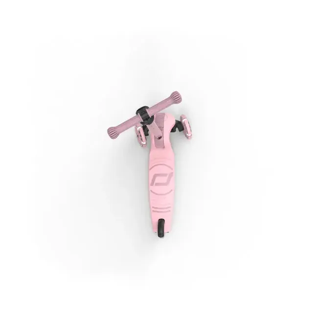 Trotineta Copii Pliabila, Reglabila, Roti Luminoase, Highwaykick 3s Led Rose, 3+ Ani, Pana La 50 Kg, Scoot  Ride Pjb00935