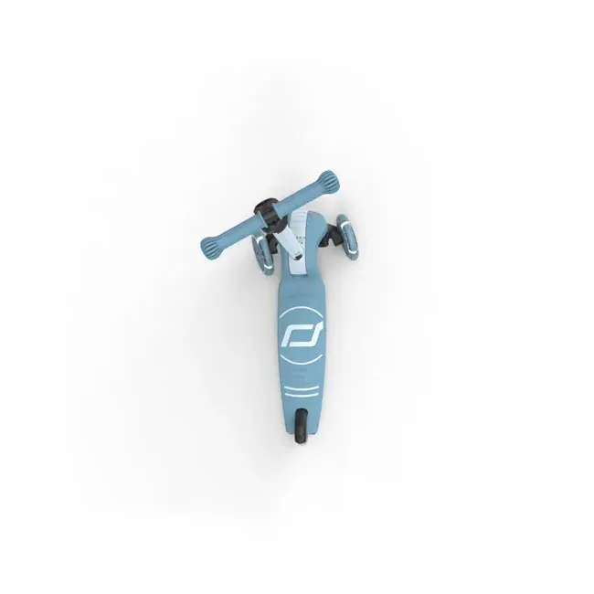 Trotineta Copii Pliabila, Reglabila, Roti Luminoase, Highwaykick 3s Led Steel, 3+ Ani, Pana La 50 Kg, Scoot  Ride Pjb00933