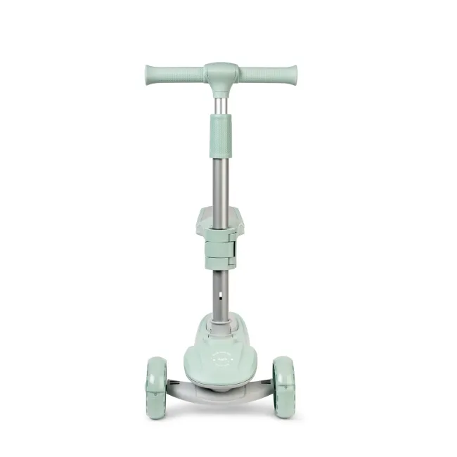 Trotineta Evolutiva 2 A N 1 Saro , &oelig;cool Rider,   Mint, 12 Luni+, Pliabila, Cu Scaunel, Bluetooth + Difuzor, Roti Led, Frana Spate, Max. 50 Kg Pjb89100