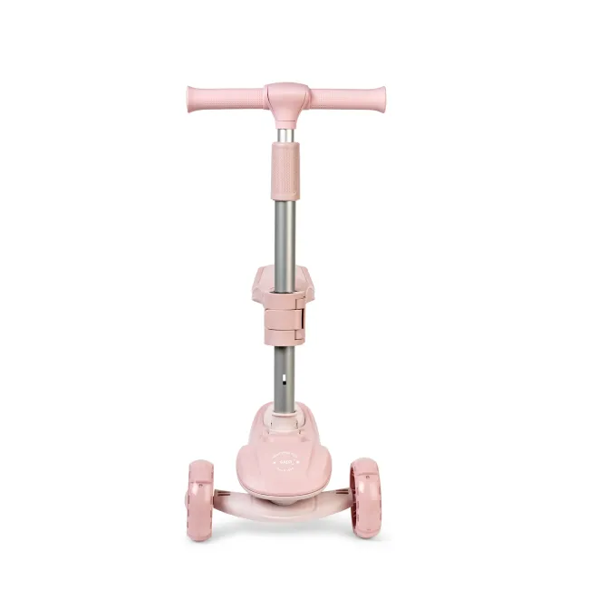 Trotineta Evolutiva 2 A N 1 Saro , &oelig;cool Rider,   Pink, 12 Luni+, Pliabila, Cu Scaunel, Bluetooth + Difuzor, Roti Led, Frana Spate, Max. 50 Kg Pjb89101