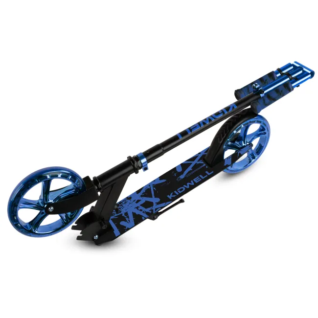Trotineta Pliabila Kidwell Blast Blue, Roti Mari 200 Mm, Rulmenti Abec-7, Ultra Usoara 3.8 Kg, 100 Kg, 8+ Ani Pjbhuskbla01a1