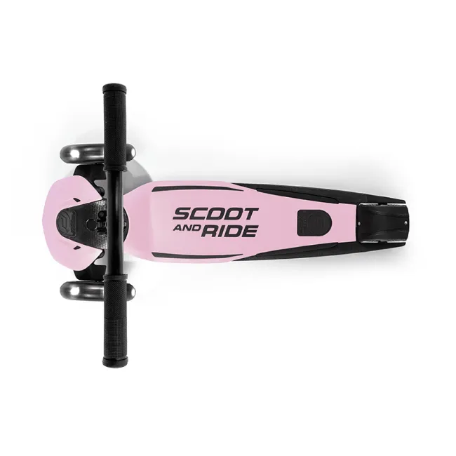 Trotineta Premium Copii Scoot  Ride Highwaykick 5 Led Rose ,   Reglabila, Roti Luminoase, 5 Ani+, Pana La 80 Kg Pjb00011