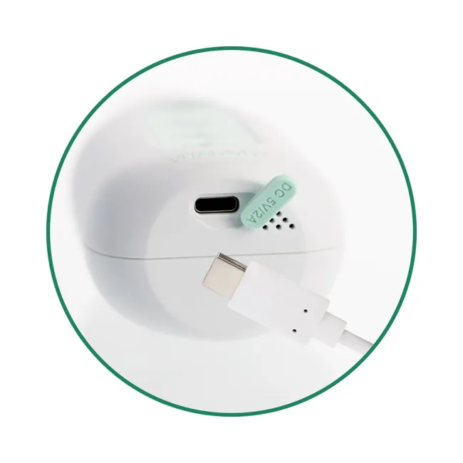 Aspirator nazal electric Vitammy Picolino 7, pentru copii din prima zi de viata, 2 capete de schimb, 3 niveluri de putere, 12 melodii, iluminare colorata, incarcare USB-C BITVitammyPicolino7
