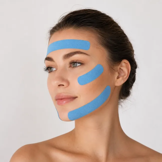 Banda Kinesiologica RedLine Recover Bleu, impermeabila, fara latex, 5 cm x 5 m BITRedLineRecoverBleu