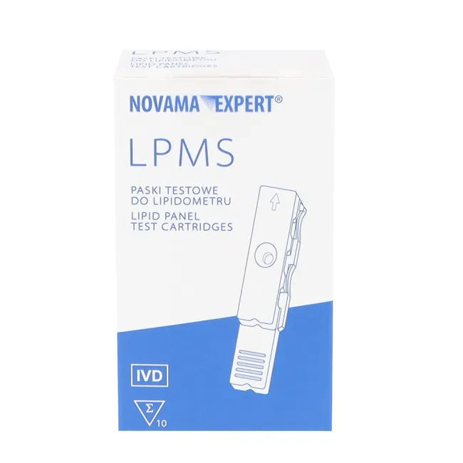 Benzi de testare pentru lipidometru Novama Expert LPMS, TC HDL TG LDL, cu cip de codare, 10 bucati BITbenzitesteNovamaExpertLPMS