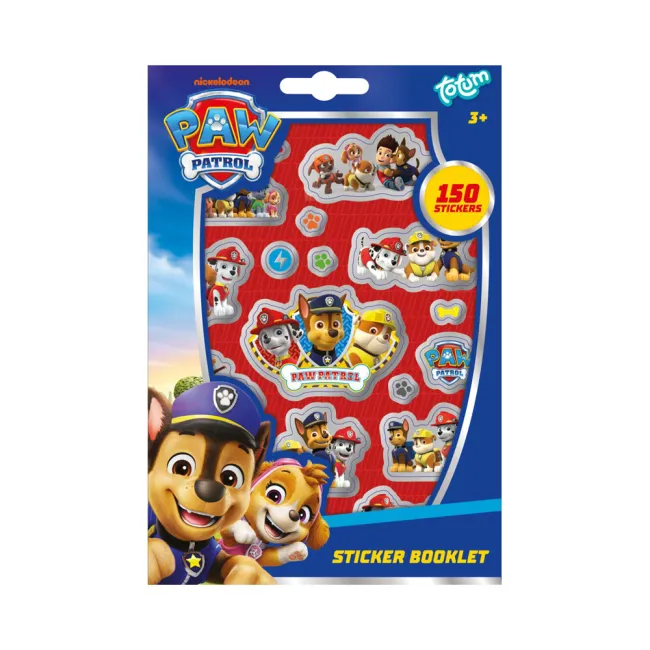 Carnetel cu stickere Creative Craft, Paw Patrol, 4 file BPTCJK020329