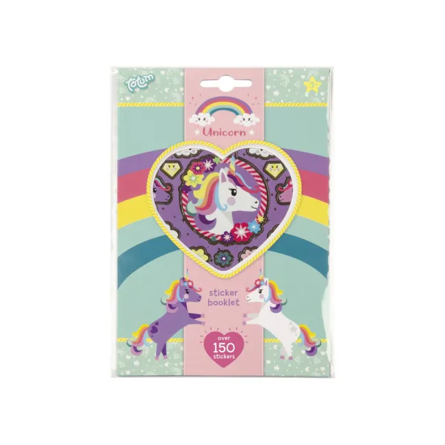 Carnetel cu stickere unicorni Creative Craft, 4 file BPTCJK071117