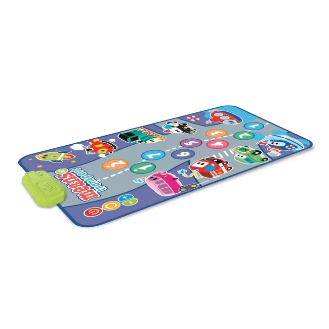 Covoraș muzical, dimensiune 80x50cm, cu sunete de vehicule, pentru copii 3 ani+
