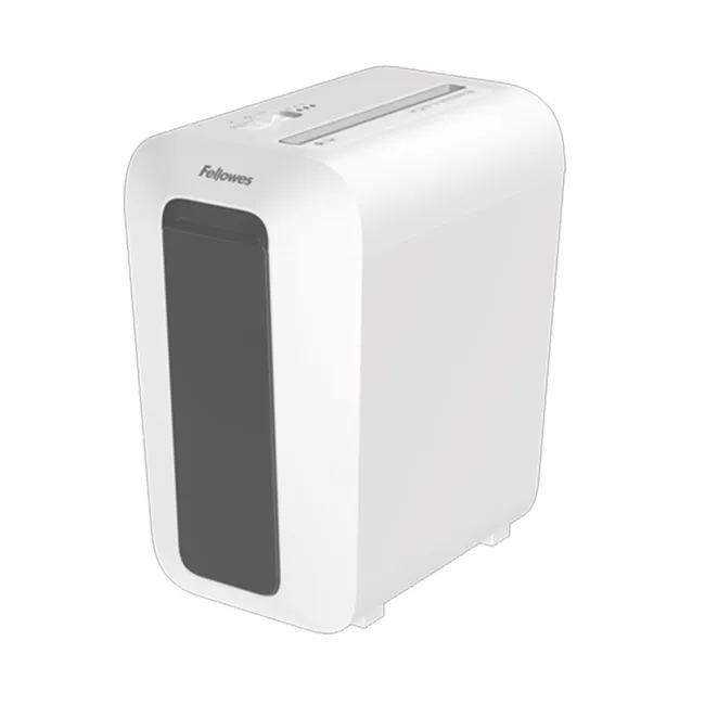 Distrugator documente manual, Fellowes Powershred LX65, 10 coli, cross cut, alb BPTCFW110076