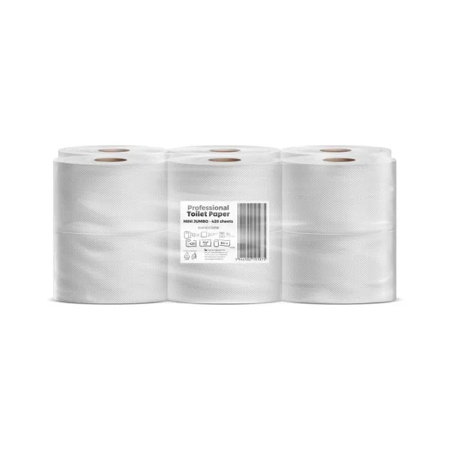 Hartie igienica Esentis Care, alba, 2 straturi, 420 portii, 84 m, 12 role/bax BPTCMGT00260