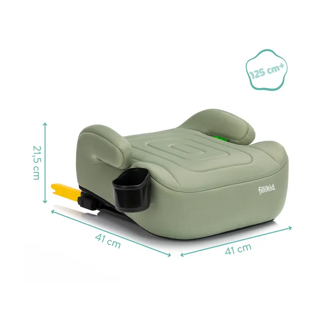 Inaltator auto Isofix Luxe Flip Mint grupa 2/3 ,125-150cm Fililikd