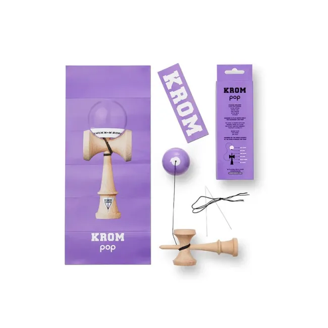 Joc de indemanare Kendama Krom originala - Mov
