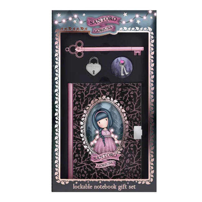Jurnal Gorjuss Fairy Dusk, cu lacatel, pix design cheie BPTCGR123901
