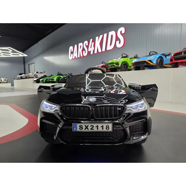 Mae Ina Electrica Bmw M5 24v Negru Metalic, Licenta Oficiala ,   Telecomanda 2.4g, Scaun Piele Pjbc4k118zwart-3519