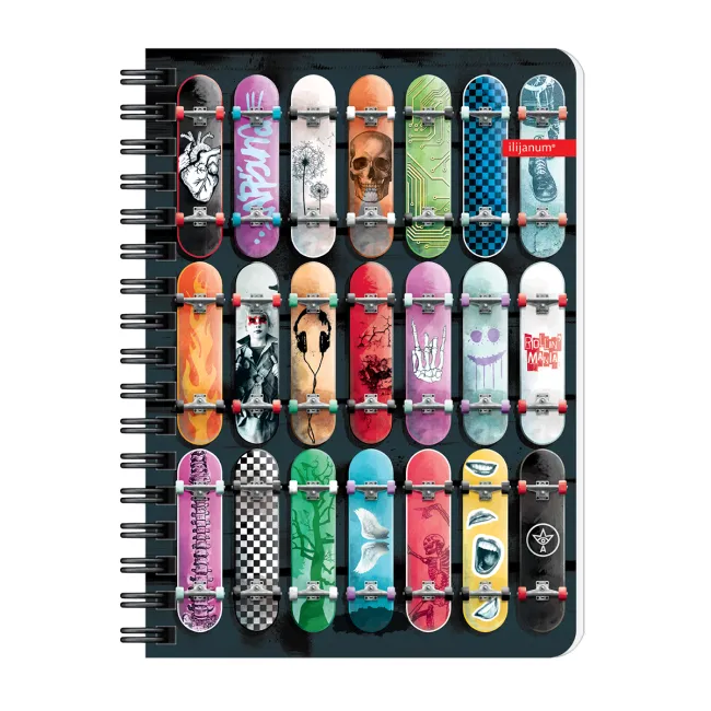 Notes Ilijanum, A6, cu spira, 60 file, 70 g/mp, dictando, urban BPTCCI700013