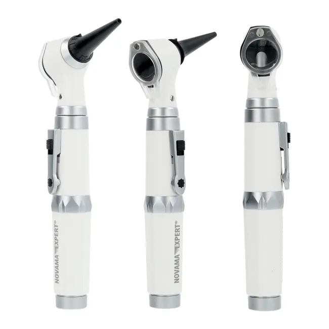 Otoscop portabil cu iluminare LED Novama Expert Oto LED, bec interschimbabil, oprire automata in clips, 8 speculi auriculari BITNovamaExpertOtoLED