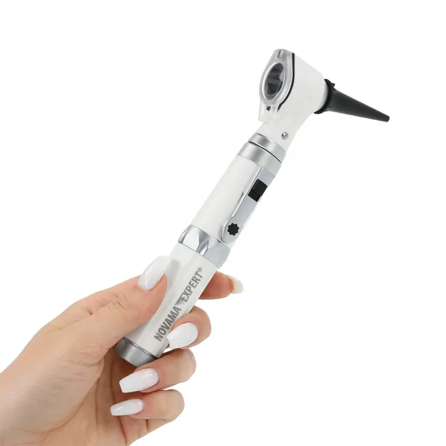 Otoscop portabil cu iluminare LED Novama Expert Oto LED, bec interschimbabil, oprire automata in clips, 8 speculi auriculari BITNovamaExpertOtoLED