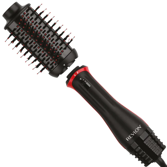 Perie electrica fixa multifunctionala Revlon One-Step Blow-Dry Multi Air Styler 4 in 1 RVDR5373E, 4 capete detasabile, 4 setari de temperatura, pentru toate tipurile si lungimile de par BITRVDR5373E