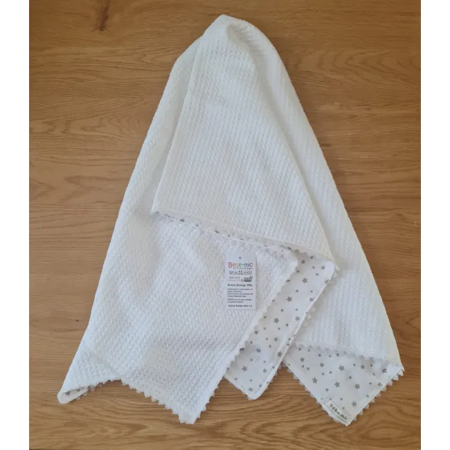 Pled si fasa pentru botez, 100% bumbac Kreis Design