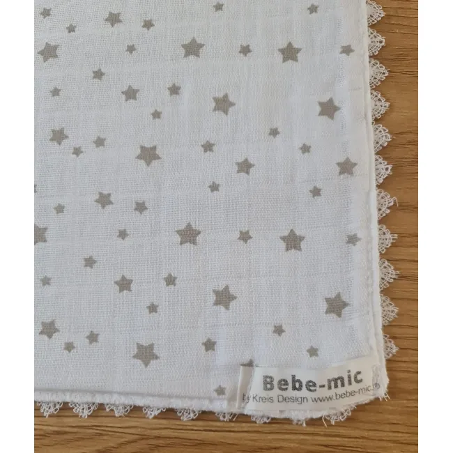 Pled si fasa pentru botez, 100% bumbac Kreis Design