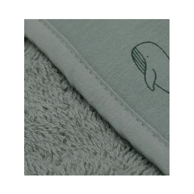 Prosop cu capison Whale green 75x75 cm. Fillikid