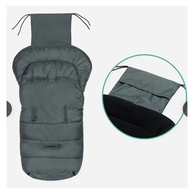 Sac iarna pentru carucior EcoBig dark grey Fillikid