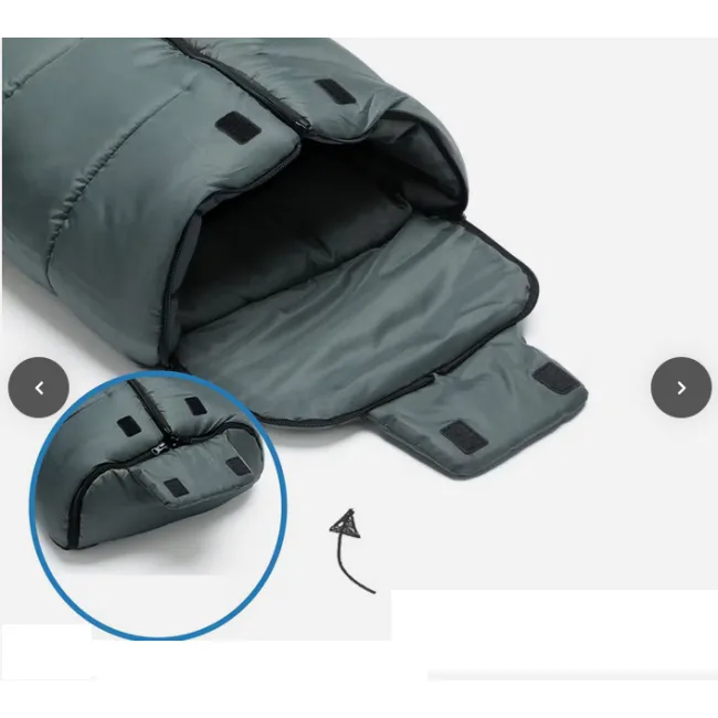 Sac iarna pentru carucior EcoBig dark grey Fillikid