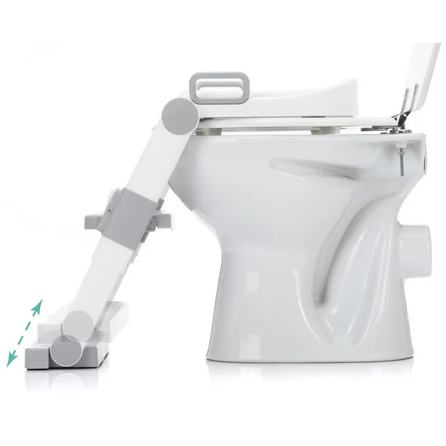 Scara cu reductor WC moale pliabila, 24 luni+, grey white  Fillikid