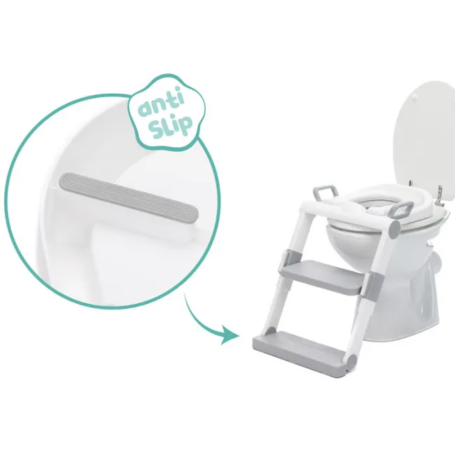 Scara cu reductor WC moale pliabila, 24 luni+, grey white  Fillikid