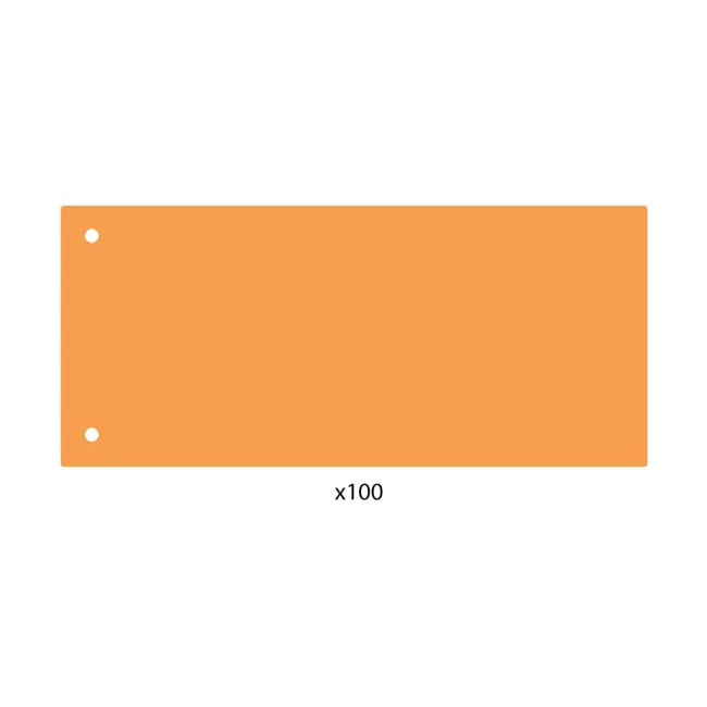 Separatoare, PP, 160 microni, orange, 105x240 mm, 100 bucati/set BPTCPY3081106