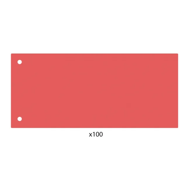 Separatoare, PP, 160 microni, rosii, 105x240 mm, 100 bucati/set BPTCPY3081103